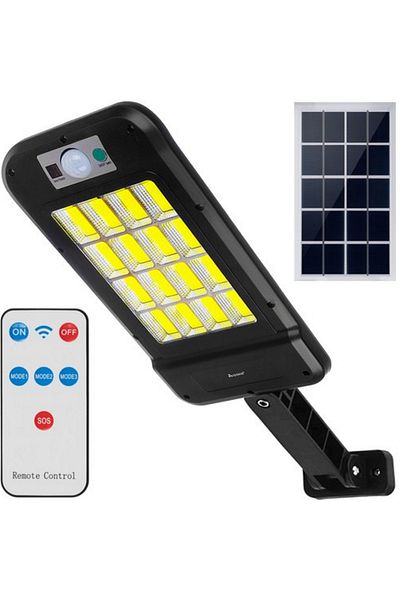 OEM Solar Street Light, Includes 240 COB LEDs, Motion Sensor, Built-in Solar Panel, 4 Lighting Modes