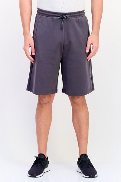Giordano Men G Motion Solid Outdoors Shorts, Grey
