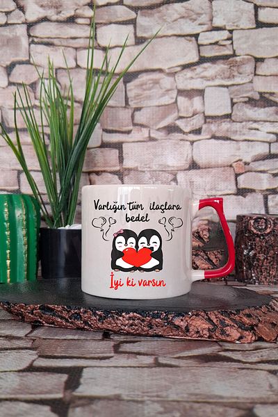 qoeuyl boutique Good to Have You - Penguin Printed Gift for Partner, Lover, Friend Colorful Handle Cup - Mug Cup