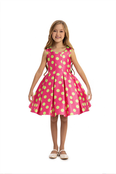 Pamina Polka Dot Girl's Dress