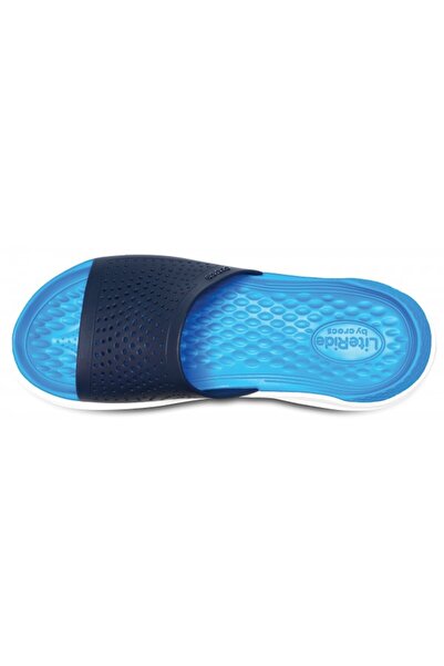 Crocs papuci de casă Literide - bleumarin/alb