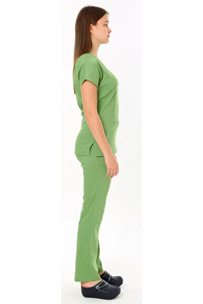 İBA MEDİKAL Costum medical unisex FlexCool verde măsliniu