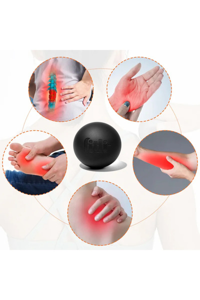 Fitli Minge Din Silicon Pentru Masaj Terapeutic, Diametru 6 Cm, Negru