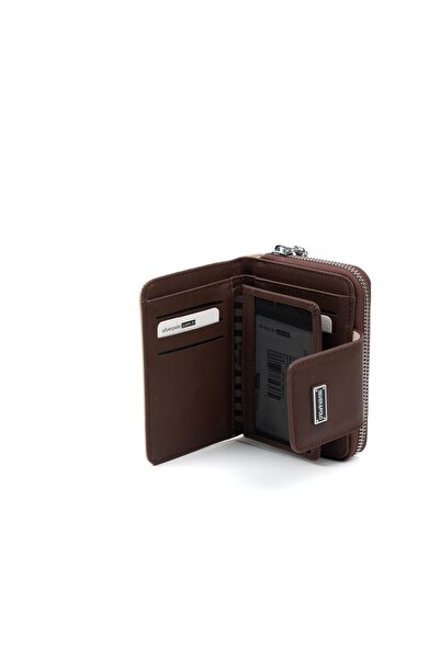 Silver Polo Silver & Polo Beige - Maro SP935 Portofel și suport pentru carduri pentru femei