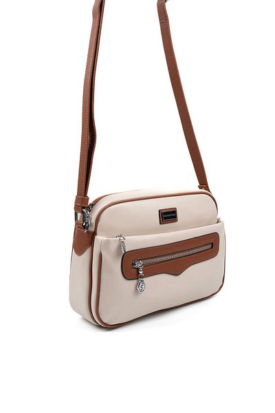 Silver Polo Silver & Polo Beige - Geantă de damă Taba SP491