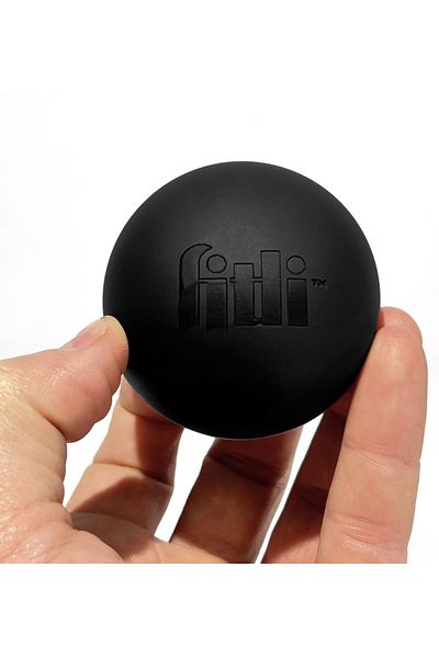Fitli Minge Din Silicon Pentru Masaj Terapeutic, Diametru 6 Cm, Negru