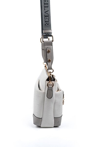 Silver Polo Silver & Polo White - A.grey SP1110 Geantă de damă