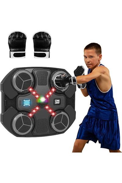 KidProtect Jucărie țintă de box Strike Zone pentru copii, neagră