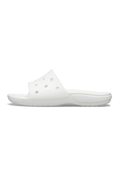 Crocs Classic Slide Iconic Comfort Slippers - White
