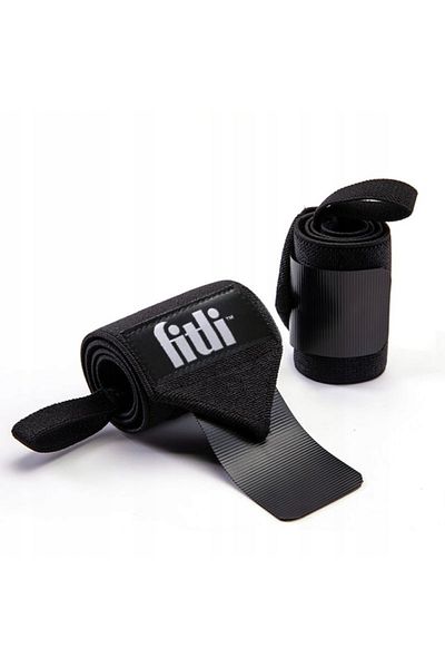 Fitli Set Bandaj Pentru Incheiatura Mainii, 56.5x8.2 Cm, Negru