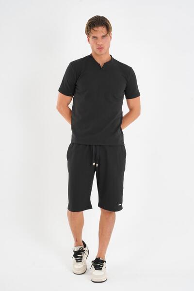 ALEXANDERGARDI Tie-Up T-Shirt-Shorts Set with Pockets
