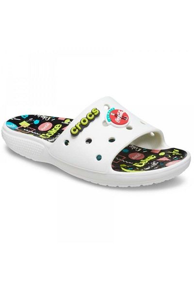 Crocs CocaCola X Classic Crocs 90s Slide Slippers 48-49 EU - M13 US White - White/Multi