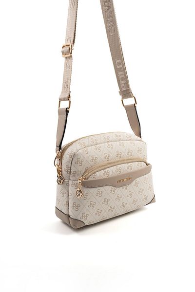 Silver Polo Silver & Polo Beige - Sand Sp1201 Women's Crossbody Bag