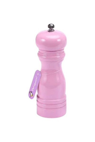 Penguen 1555 Wooden Pepper Salt Spice Grinder Pink