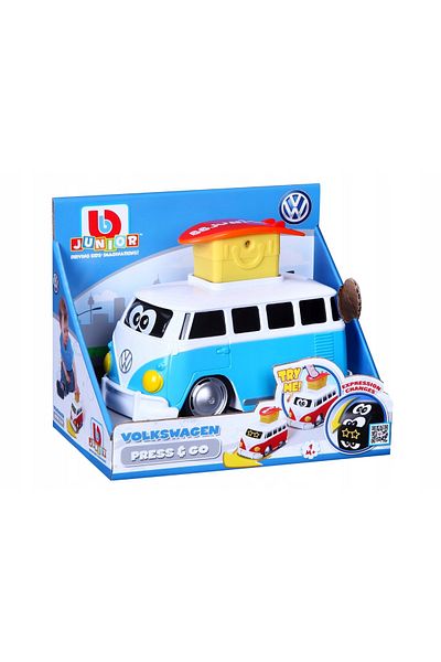 BBURAGO Volkswagen Push & Go car, 15 cm