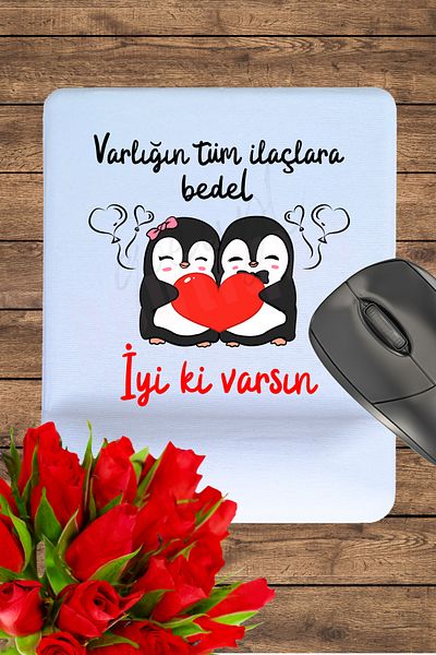 qoeuyl boutique Good to Have You Printed Gift for Wife, Lover, Friend Oval/Rectangular Mousepad with Wrist Support