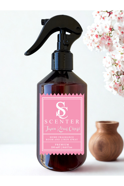 SCENTER Japon Kiraz Çiçeği Oda Ve Çamaşır Spreyi Oda Kokusu 250 ml