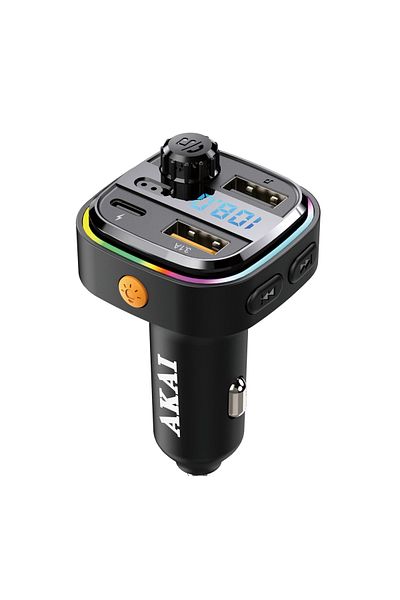 ideal STORE idealSTORE FM Modulator with Bluetooth and Charging Function, FM87 Radio, 5-108MHz, Call Function