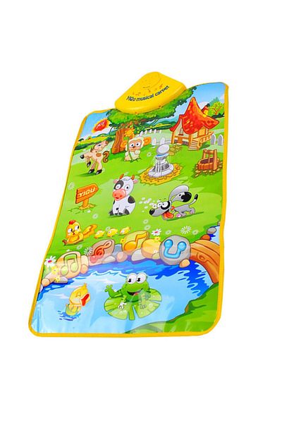 QBT Musical, educational mattress - happy farm, 60x40 cm