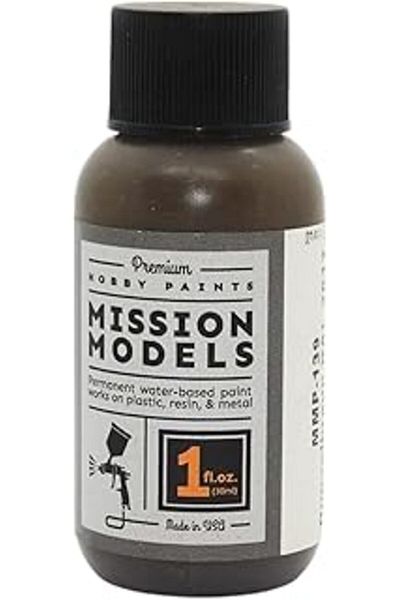 NETWORK ART Mission Models Dunkelbraun Ral 7017 Water Based Acrylic Paint 1 oz Miommp139 Plastic Paint Acrylic