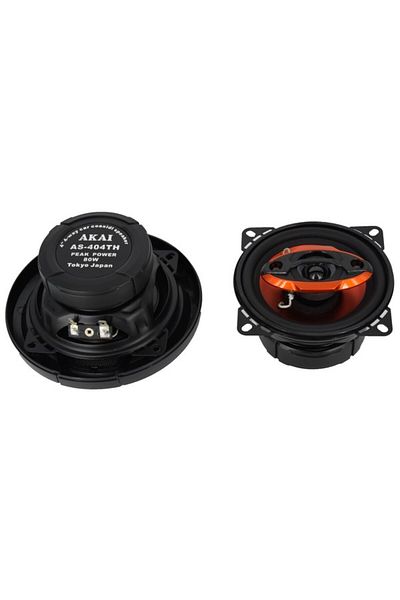 IDL AKAI idealSTORE 4" AS-404TH audio speakers, Size 10cm, Power 80W, coil diameter 25mm, Tweeter 3