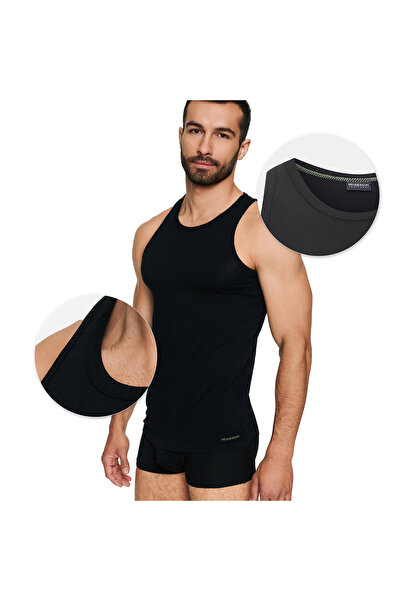 Henderson Men's Classic Undershirt Camisole Tank Top Viscose & Cotton Breathable Lightweight | Grant