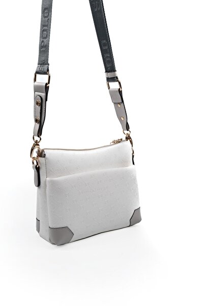 Silver Polo Silver & Polo White - A.grey SP1110 Geantă de damă