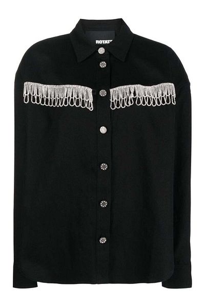 Rotate birger christensen Cămașă supradimensionată din twill Rotate Birger Christensen