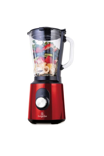 Berlinger Haus Tabletop blender with glass container 1.5 L 1000 W Burgundy Metallic Lini