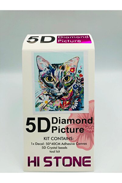 DUCK HOBY 50x40 Boncuklu Taş İşleme Mozaik Elmas Goblen Tablo Resim Boncuk Puzzle Dıamond Paıntıng Hı Stone