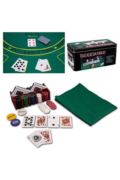 ideal STORE Set poker Texas Hold'em, 200 de jetoane inscriptionate