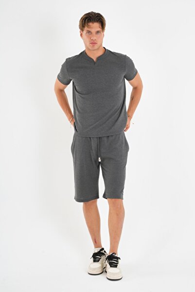 ALEXANDERGARDI Tie-Up T-Shirt-Shorts Set with Pockets