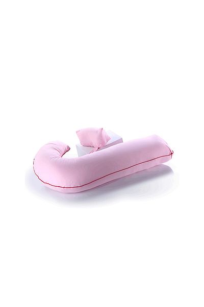 HT medical Pregnancy Sleeping Pillow J-Shaped - Full Body Support for Pregnant Women