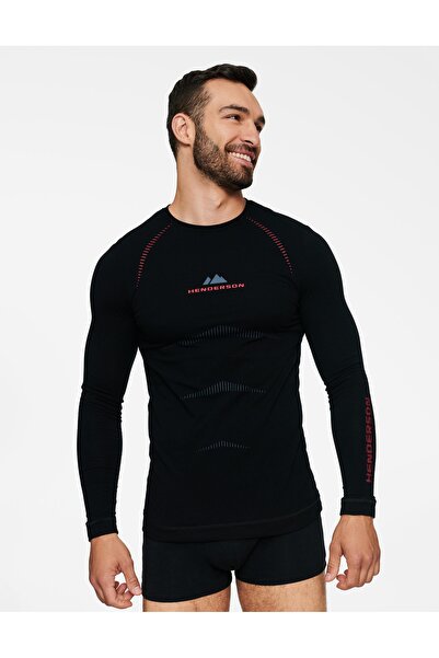 Henderson Tricou termic cu mânecă lungă, stil clasic, confort, materiale și d...