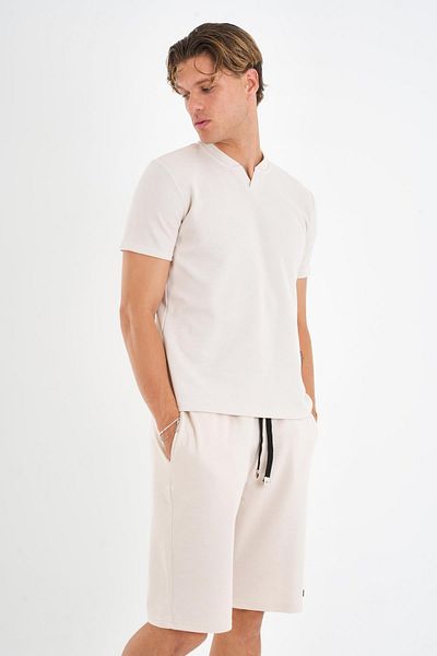 ALEXANDERGARDI Tie-Up T-Shirt-Shorts Set with Pockets