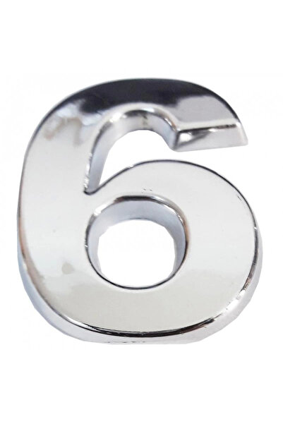 Twin Store مي للواردات ®   لاصق كروم رقم 6 5 سم