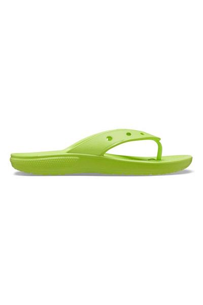 Crocs Classic Flip Flip Flops 39-40 EU - M7/W9 US Green - Limeade