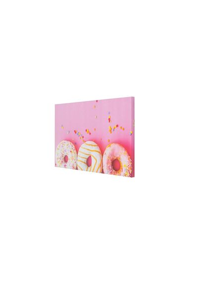 UNITED OFFICE United Office Washable Canvas Magnetic Note Board, 50 x 30 cm, Pink