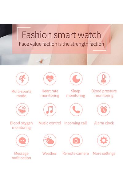 ideal STORE idealStore PowStell Smartwatch, Slim Design, MultiSport Modes, Health Monitoring, Personal Reminder