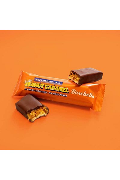 Barebells soft salted peanut caramel protein bar pack of 12*55g