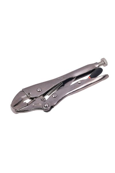 Tactix Chrome-Vanadium Steel Straight Jaw Locking Plier with Comfort Grip