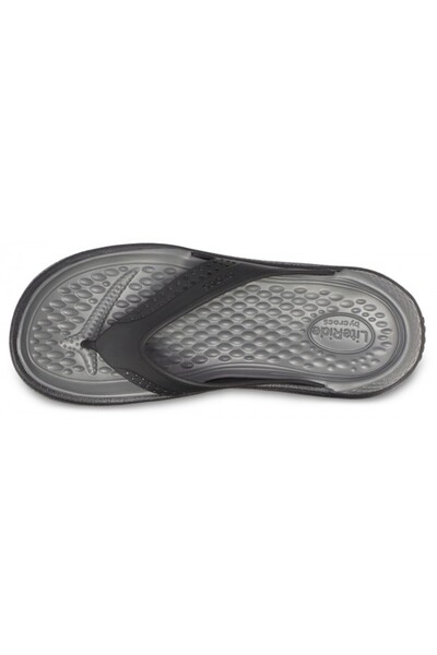 Crocs LiteRide Flip - Black/Slate Grey