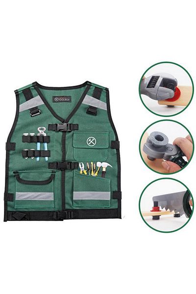 ideal STORE DIY Tool Box idealSTORE Kit, Equipped with an Adjustable Protective Helmet, Vest with di