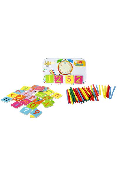 ideal STORE IdealStore Educational Toy Learn the Clock, Learn Hours and Minutes, Analog Clock, Cardboards