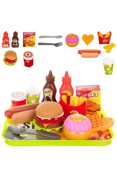 zola Set preparare si servire fast-food, Zola, 26 de piese, multicolor