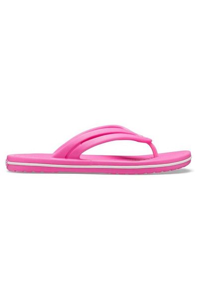 Crocs Women's Crocband Flip Clogs 41-42 EU - W10 US Pink - Electric Pink