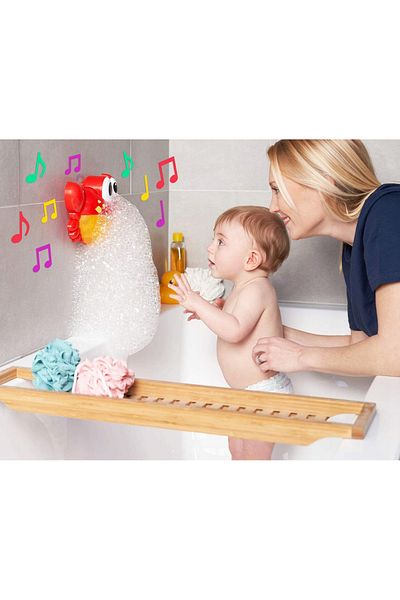 ideal STORE Bubble Krab Blue IdealStore Bath Toy, Sound Effects, Dimensions 24x8x15 cm, Includes suction cup p
