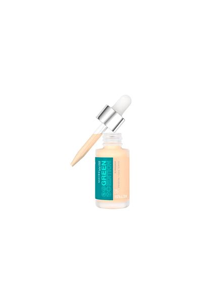 Maybelline New York Ulei facial hidratant pigmentat cu efect de iluminare, Green Edition, 25, 20 ml