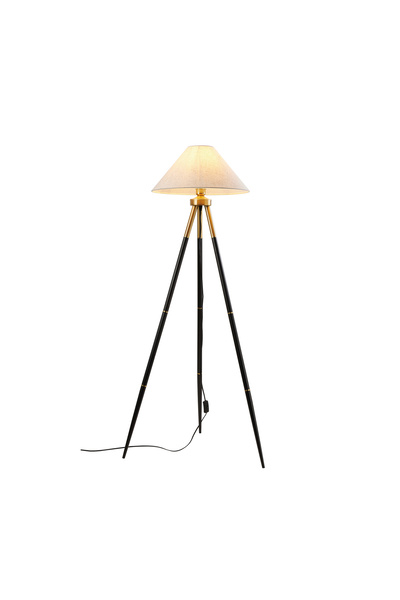 Apliqa HubRom lamp, COSBY 4178-1L-BL-FR 45x143 cm 1xE27-60W Antique / Black