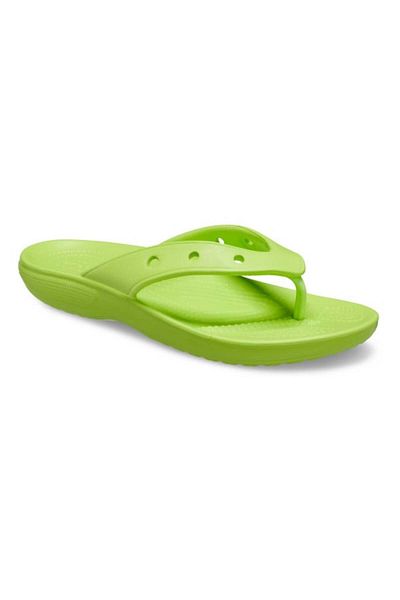 Crocs Classic Flip Flip Flops 39-40 EU - M7/W9 US Green - Limeade